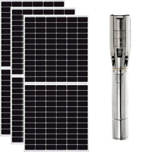 KIT  BOMBA SOLAR 1.5 Hp (SP72-1000) 20mts-30000lts/hr