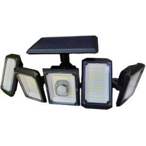 Luz Solar LED Modular con Sensor y Control Remoto Mod. J-300LED