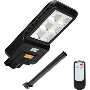 Luminaria Solar LED con Panel Incorporado 300W